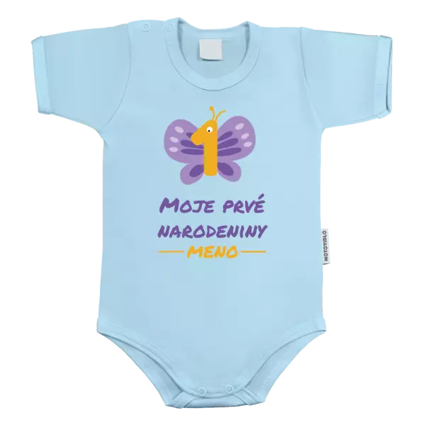 Detské body Moje prvé narodeniny s motýlikom