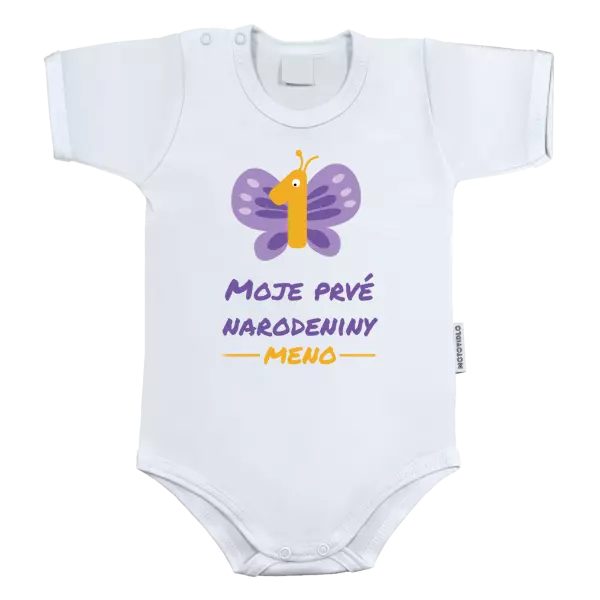 Detské body Moje prvé narodeniny s motýlikom