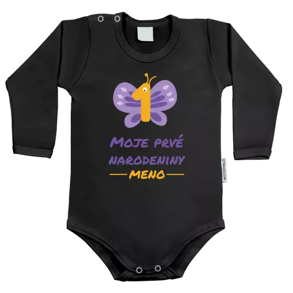 Detské body Moje prvé narodeniny s motýlikom