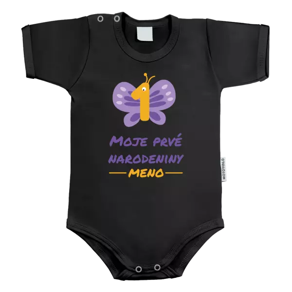 Detské body Moje prvé narodeniny s motýlikom