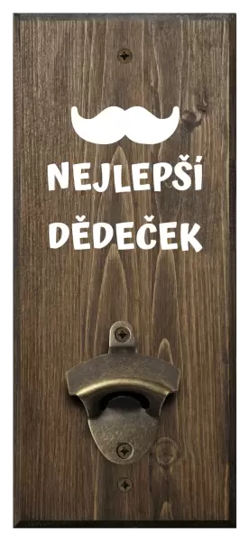 Nástěnný otvírák Nejlepší dědeček