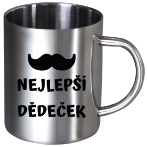 Nerezový hrnek Nejlepší dědeček