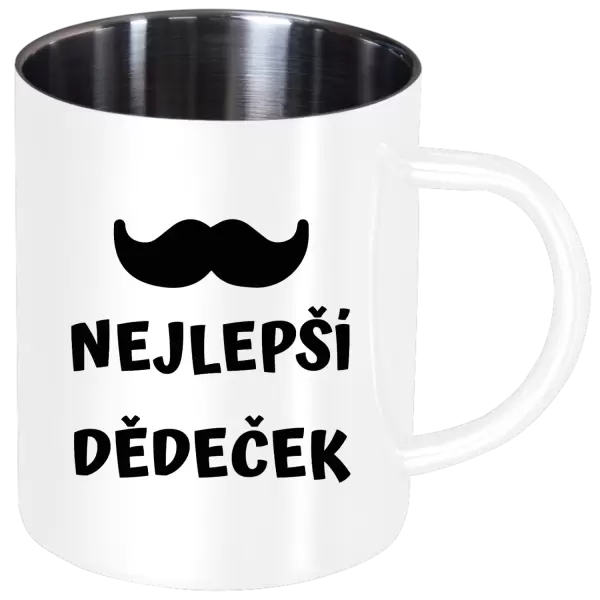 Nerezový hrnek Nejlepší dědeček