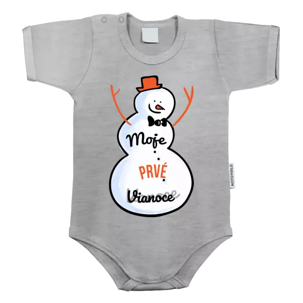 Detské body Moje prvé Vianoce - snehuliak