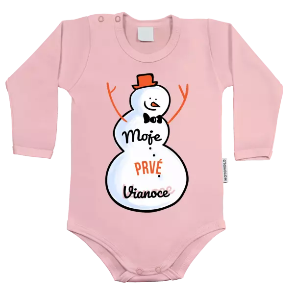 Detské body Moje prvé Vianoce - snehuliak