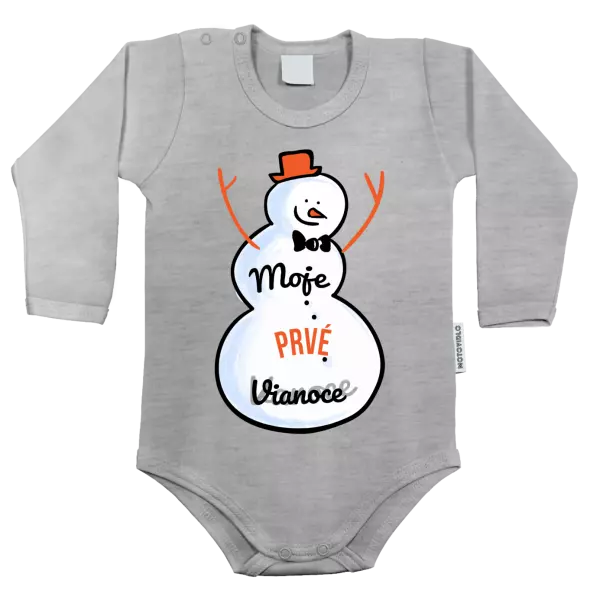 Detské body Moje prvé Vianoce - snehuliak