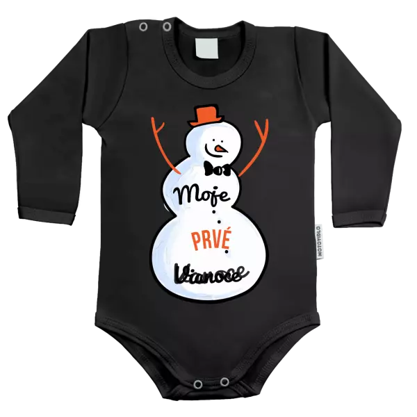 Detské body Moje prvé Vianoce - snehuliak