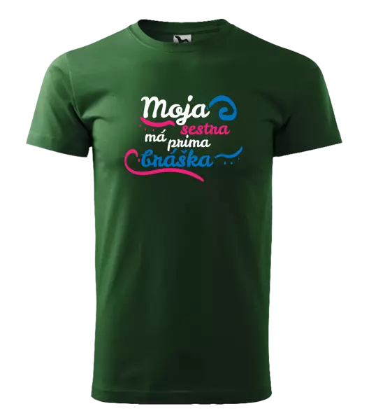 Pánske tričko Moja sestra má prima bráška