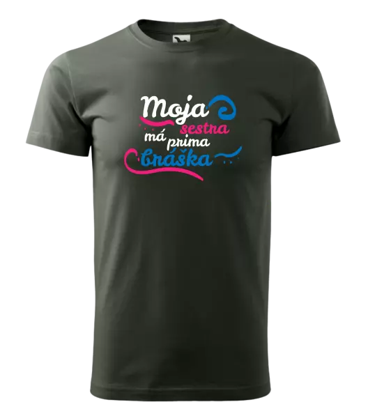 Pánske tričko Moja sestra má prima bráška
