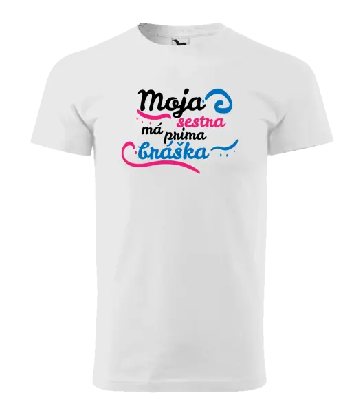 Pánske tričko Moja sestra má prima bráška