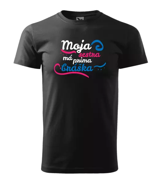 Pánske tričko Moja sestra má prima bráška