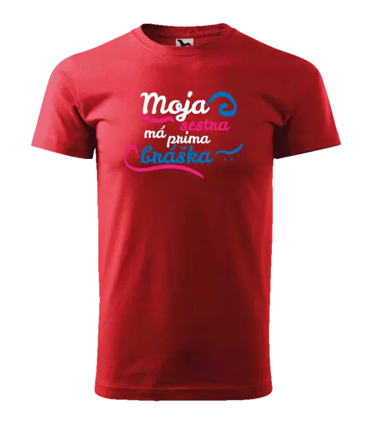Pánske tričko Moja sestra má prima bráška