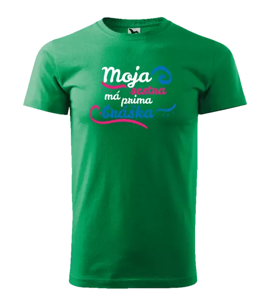 Pánske tričko Moja sestra má prima bráška