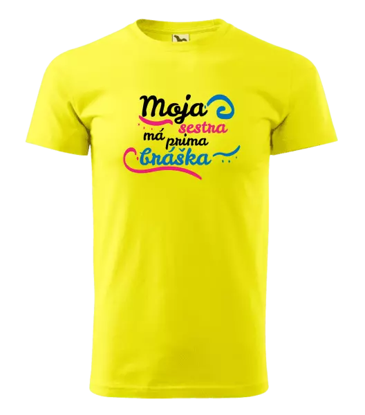 Pánske tričko Moja sestra má prima bráška