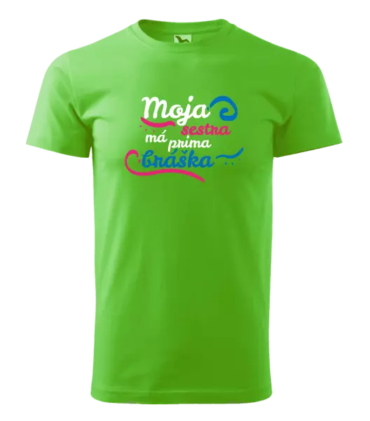 Pánske tričko Moja sestra má prima bráška