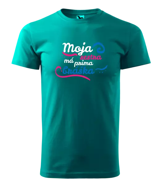 Pánske tričko Moja sestra má prima bráška