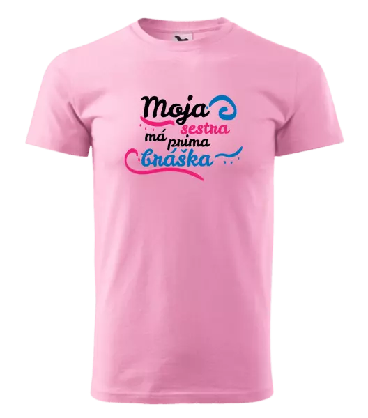 Pánske tričko Moja sestra má prima bráška