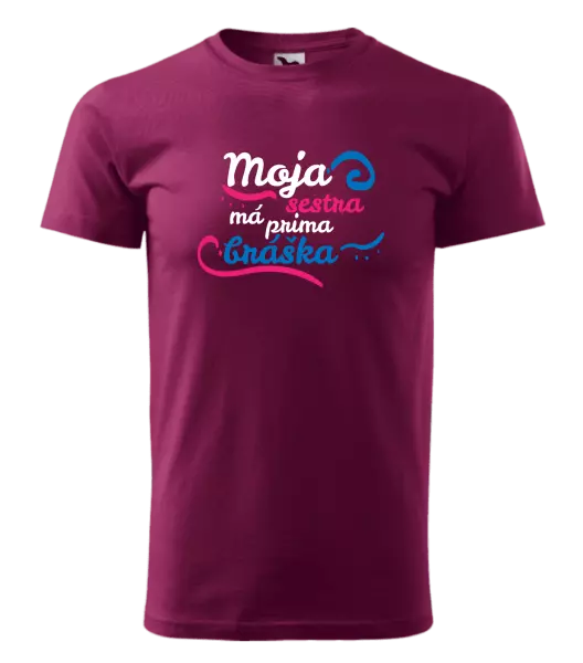 Pánske tričko Moja sestra má prima bráška