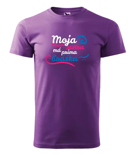 Pánske tričko Moja sestra má prima bráška