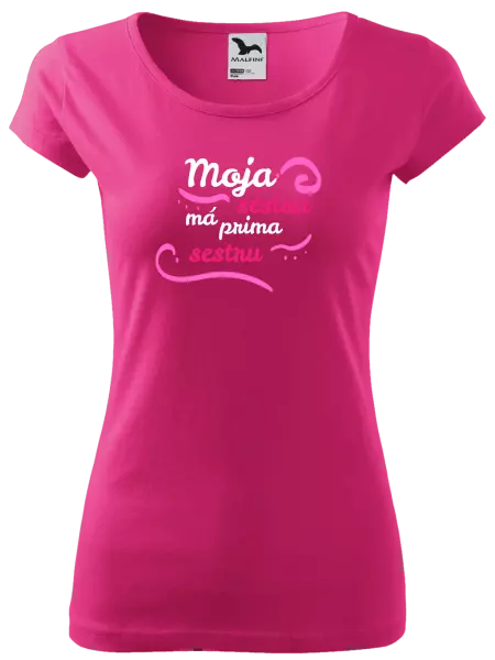 Dámske tričko Moja sestra má prima sestru