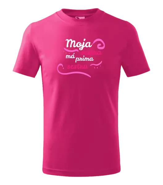Detské tričko Moja sestra má prima sestru
