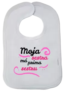 Detský podbradník Moja sestra má prima sestru