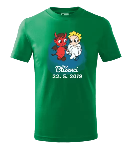 Dětské tričko Blíženci 22. 5. až 21. 6.