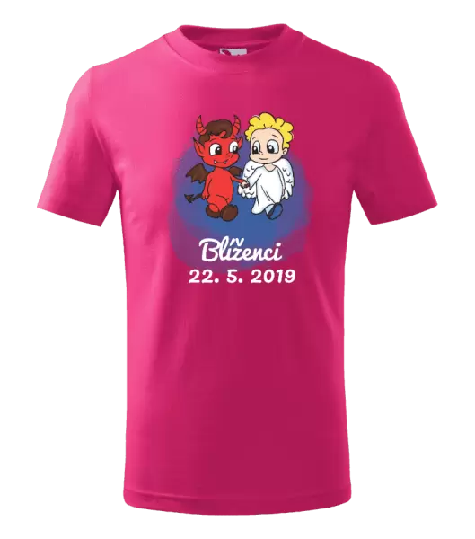 Dětské tričko Blíženci 22. 5. až 21. 6.