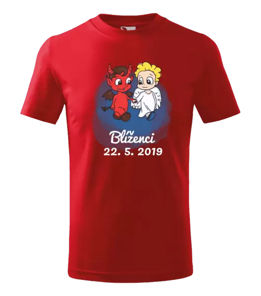 Dětské tričko Blíženci 22. 5. až 21. 6.