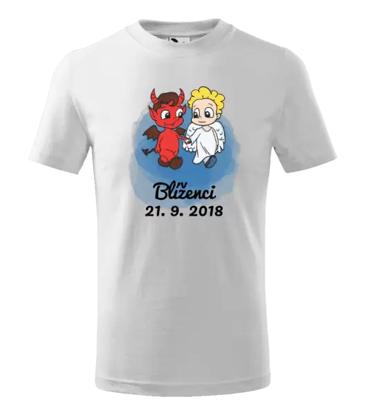 Dětské tričko Blíženci 22. 5. až 21. 6.