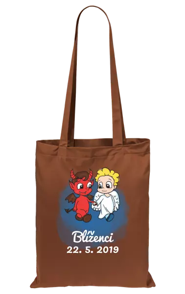 Látková taška Blíženci 22. 5. až 21. 6.