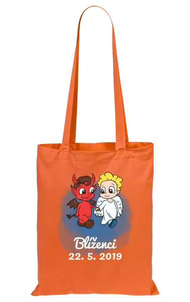 Látková taška Blíženci 22. 5. až 21. 6.