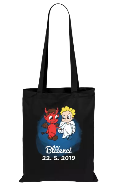 Látková taška Blíženci 22. 5. až 21. 6.