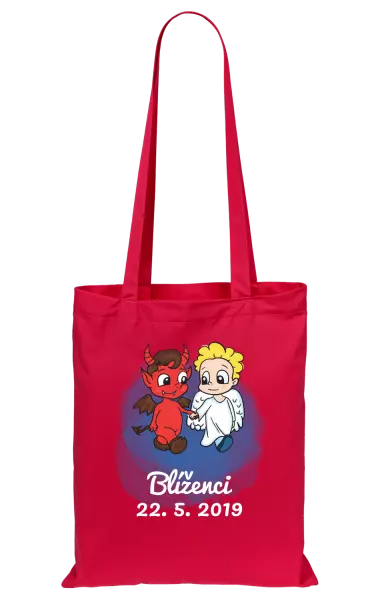 Látková taška Blíženci 22. 5. až 21. 6.