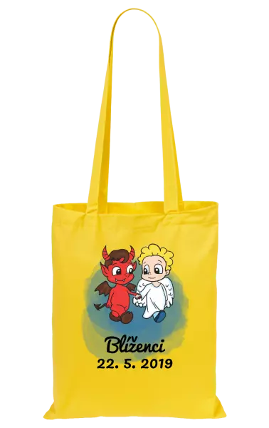 Látková taška Blíženci 22. 5. až 21. 6.