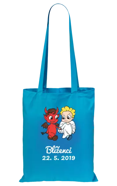 Látková taška Blíženci 22. 5. až 21. 6.