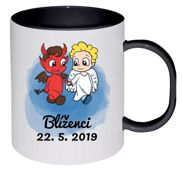 Plastový hrnek Blíženci 22. 5. až 21. 6.