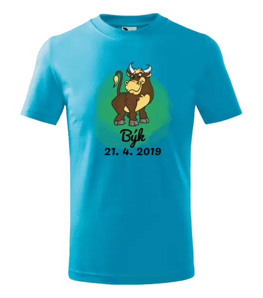 Dětské tričko Býk 21. 4. až 21. 5.