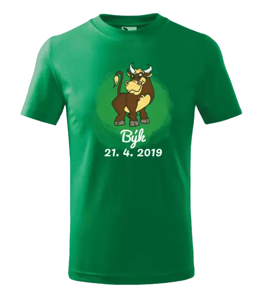 Dětské tričko Býk 21. 4. až 21. 5.