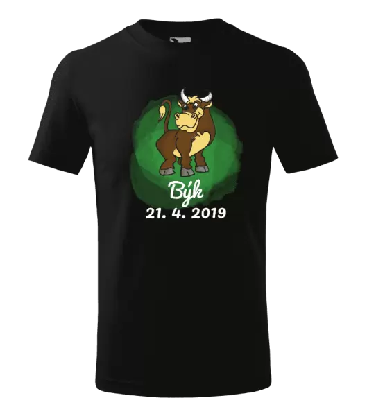 Dětské tričko Býk 21. 4. až 21. 5.