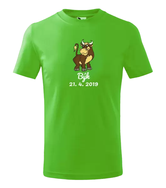 Dětské tričko Býk 21. 4. až 21. 5.