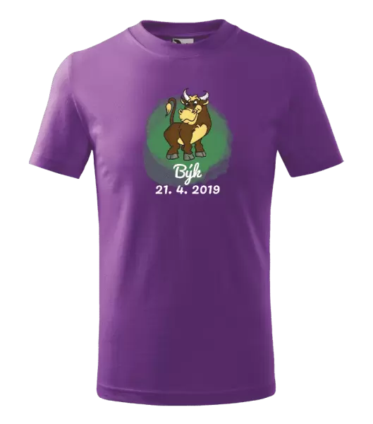 Dětské tričko Býk 21. 4. až 21. 5.