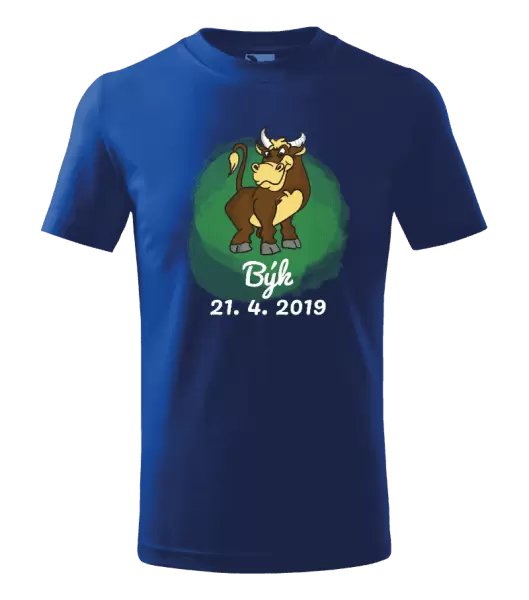 Dětské tričko Býk 21. 4. až 21. 5.