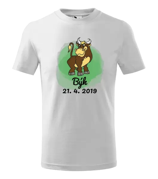 Dětské tričko Býk 21. 4. až 21. 5.