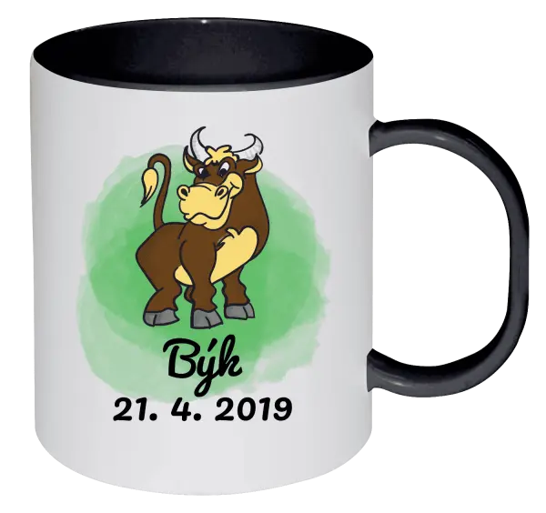 Plastový hrnek Býk 21. 4. až 21. 5.