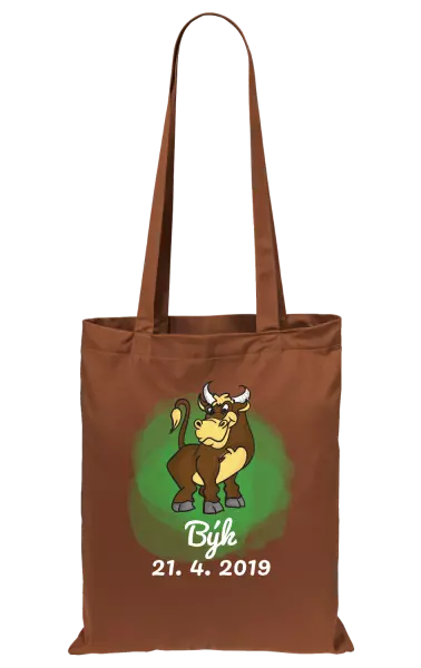 Látková taška Býk 21. 4. až 21. 5.