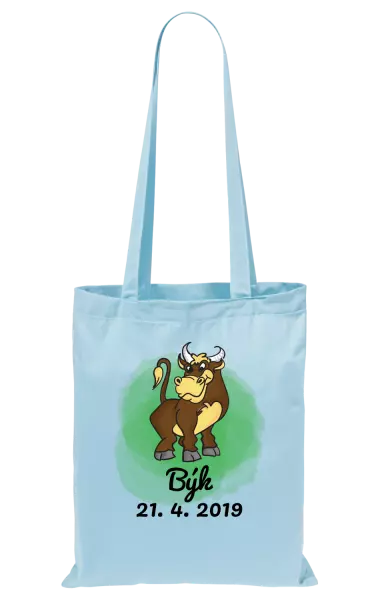 Látková taška Býk 21. 4. až 21. 5.