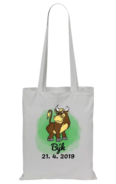 Látková taška Býk 21. 4. až 21. 5.