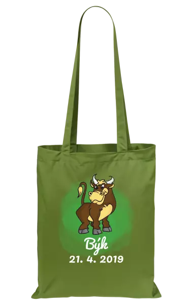Látková taška Býk 21. 4. až 21. 5.