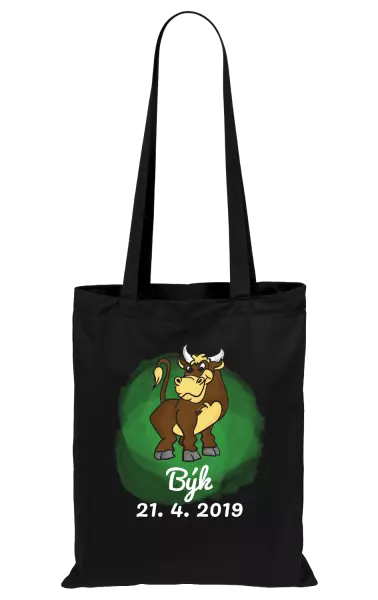 Látková taška Býk 21. 4. až 21. 5.
